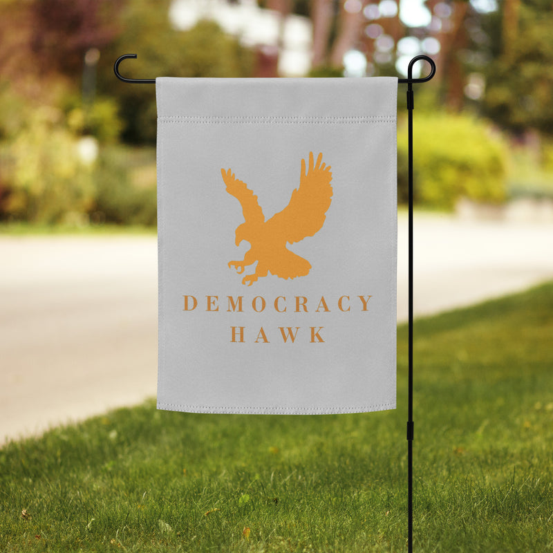 Democracy Hawk Garden Flag